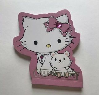 Sanrio 2004 Vintage Rare Charmmy Kitty Die Cut Memo Pad