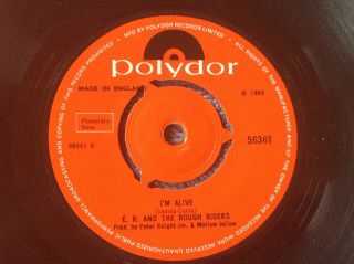 E.  R.  & THE ROUGH RIDERS - HEYA / I’M ALIVE - UK 1969 PROMO / FREAKBEAT FUNK - 3