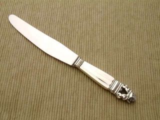 Acorn By George Jensen Sterling Flatware,  Luncheon Knife 8 1/8 "