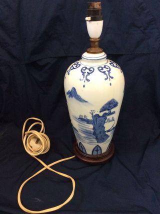 Antique Chinese Famille Rose Vase Lamp Conversion