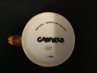 Garfield Coffee Mug Cup Tail Handle By Paws Raised Design 4