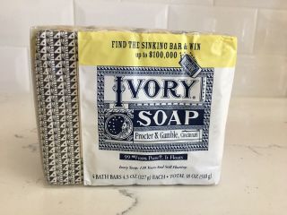 Vintage Style Commemorative Ivory Soap Proctor & Gamble Advertising 4 Bar