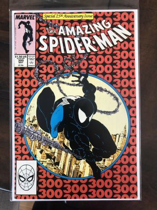Spiderman 300 Vf/near All Venom Marvel Comic Book