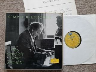 Kempff Beethoven The Complete Piano Sonatas Germany 10 Lp Dgg Tulips Kl 42/51