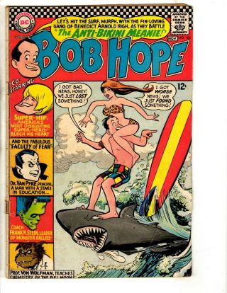 Bob Hope 101 Vg/fn Dc Comic Book Dracula Werewolf Frankenstein Monsters Td1