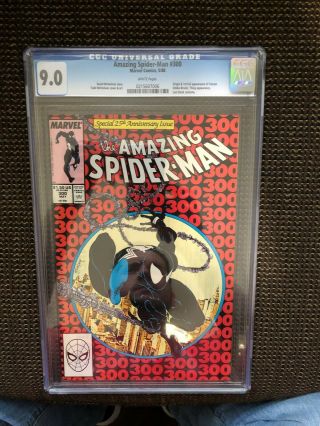 The Spider - Man 300 First Venom From Movie Cgc 9.  0 Could Be 9.  4 Or 9.  6