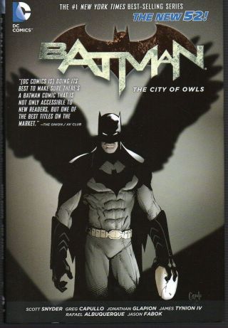 Batman Volume 2 The City Of Owls Hc 52 Collects 8 - 12,  Ann 1
