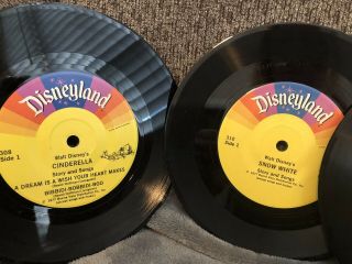 Disneyland Story And Songs Records With Read Along Books 3