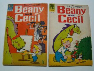 1963 Beany And Cecil 4 & 5 Dell Tv Show Comic Bob Clampett 
