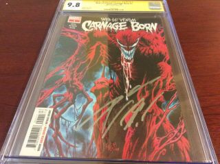 Web Of Venom: Carnage Born 1 Cgc 9.  8 Ss Donny Cates