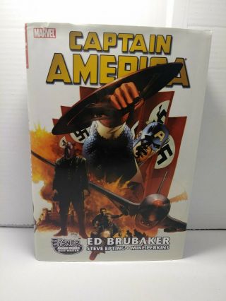Captain America Omnibus Hard Cover First 25 Issues Hardback.  Hundreds Of Pages