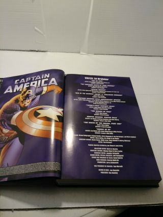 CAPTAIN AMERICA OMNIBUS HARD COVER FIRST 25 ISSUES HARDBACK.  HUNDREDS OF PAGES 5