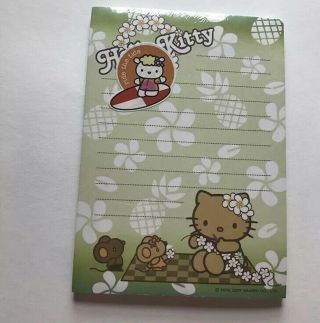 Sanrio 2007 Hello Kitty Vintage Rare Large Memo Pad Notepad Kawaii