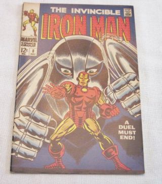 The Invincible Ironman 8 Marvel Comics Silver Age George Tuska Art