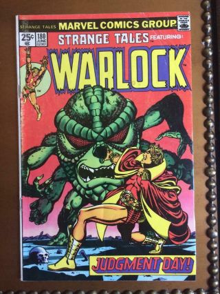 Strange Tales 180 - 1st Gamora - Adam Warlock - 4.  0 Vg