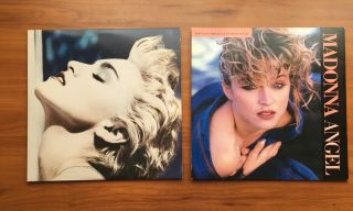 1986 Madonna True Blue With Poster And 1985 Into The Groove