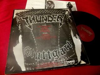 Thunder - All I Want Lp 1984 Rare Private German Metal / Courage / Death Warrant