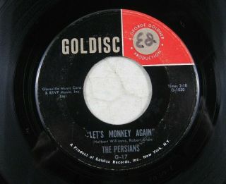 45 Record Goldisc The Persians When You Said Let ' s Get Married Lets Monkey Again 2