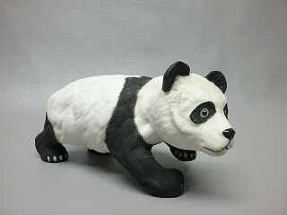 Vintage Boehm Panda Bear Cub Figurine Walking Cute Porcelain England 6 " Long