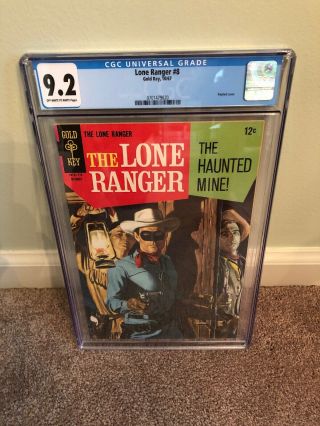 Lone Ranger 8 Cgc 9.  2 Nm - Gold Key 1967 Painted Cover