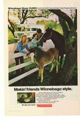 1973 Winnebago Brave Advertisement