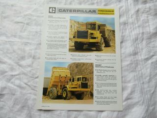 Caterpillar Cat D35c D35hp Articulated Dump Truck Brochure