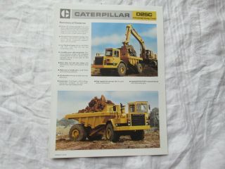 Caterpillar Cat D25c Articulated Dump Truck Brochure