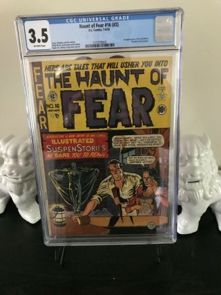 Haunt Of Fear 16 Cgc 3.  5 First Old Witch Appearance