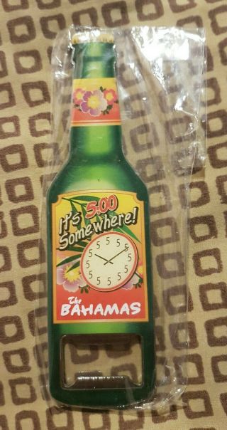 The Bahamas Beer Bottle Opener Fridge Refrigerator Magnet - It 