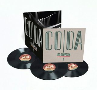 Led Zeppelin Coda Deluxe Edition 3lp Vinyl 180 Gram,  Tri - Fold Sleeve,  12  X12 "