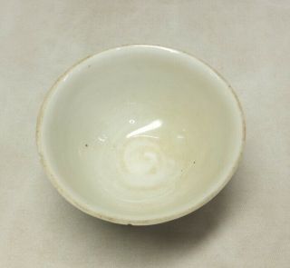 H051: Chinese cup of old white porcelain HAKU - NANKIN with appropriate tone 7