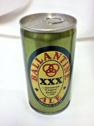 Ballantine Xxx Ale Beer Old Collectible Vintage Metal Can 12 Oz.  4.  75 " Bi9 Can