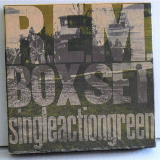 R.  E.  M.  - Singleactiongreen 4x7 " 45 Single Ps Box With Sleeves And Poster
