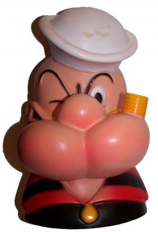 Vintage 1972 Popeye The Sailor Man Coin Bank by Play Pal Plastics Inc. 4