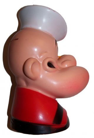 Vintage 1972 Popeye The Sailor Man Coin Bank by Play Pal Plastics Inc. 5