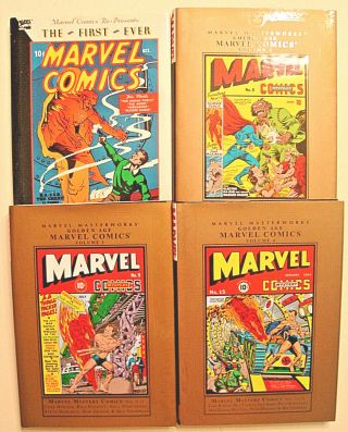 (4) Marvel Masterworks Marvel Mystery Comics 2 - 4 & First Ever Marvel Comics
