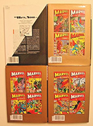 (4) Marvel Masterworks MARVEL MYSTERY COMICS 2 - 4 & First Ever MARVEL COMICS 2