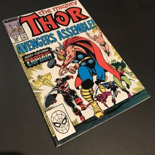 The Mighty Thor 390 - Captain America Weilds Thor 