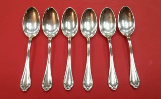 Vintage Sterling Towle Paul Revere Demitasse Spoon Set Of 6