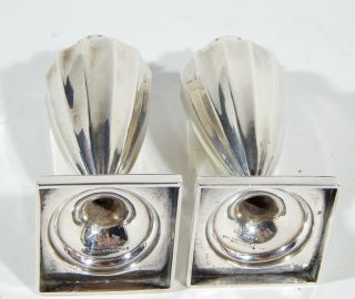 Antique Sterling Silver Set Tiffany & Co Salt and Pepper Shaker 5