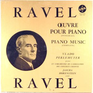3 Lp Vox Box Ravel Vlado Perlemuter Complete Piano Music Horenstein 1961 Vbx - 410