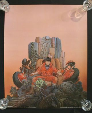 2001 1000 Editions Akira (katsuhiro Otomo) Limited Spanish Poster 50 X 40 3
