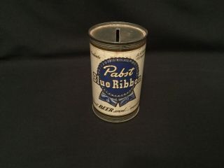Pabst Blue Ribbon Beer Mini Flat Top Bank Can