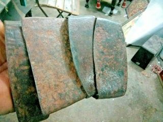 1800 ' s Antique Old Rare Iron Hand Carved Horse Paddle Stirrups 4 Foot Rest 3