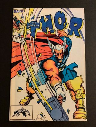 Thor 337 1983 Sharp Vf,  8.  5 1st App Beta Ray Bill Avengers Marvel Comics