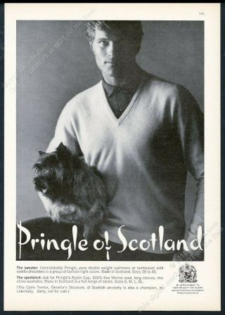 1969 Cairn Terrier Photo Pringle Of Scotland Men 