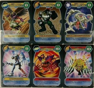 Bandai Digimon D - Tector Series 4 Trading Card Game Booster Normal Set of 33 6