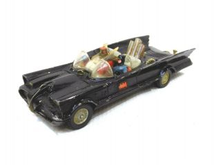 Vintage 1960s Corgi Toys Batmobile - W/ Batman (no Robin) Great Britain