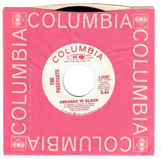 The Pussycats 1966 Columbia 45rpm You Can ' t Stop Loving Me b/w Dressed In Black 2