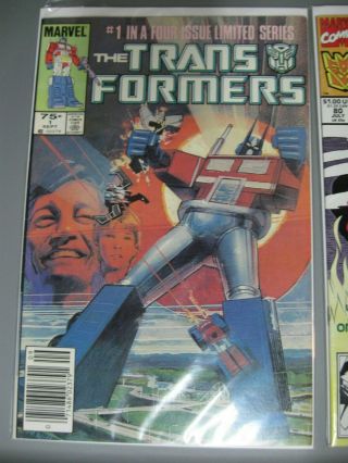 Marvel Transformers Comics 1 - 80 Full Run,  1st Print,  Vf -,  Over 20 Newstand